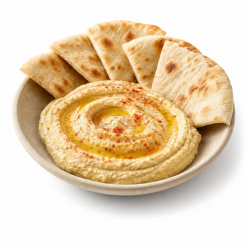 Pita Bread with Hummus