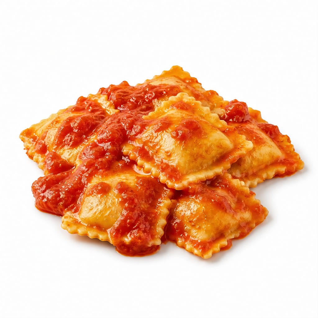 Ravioli with Tomato Sauce