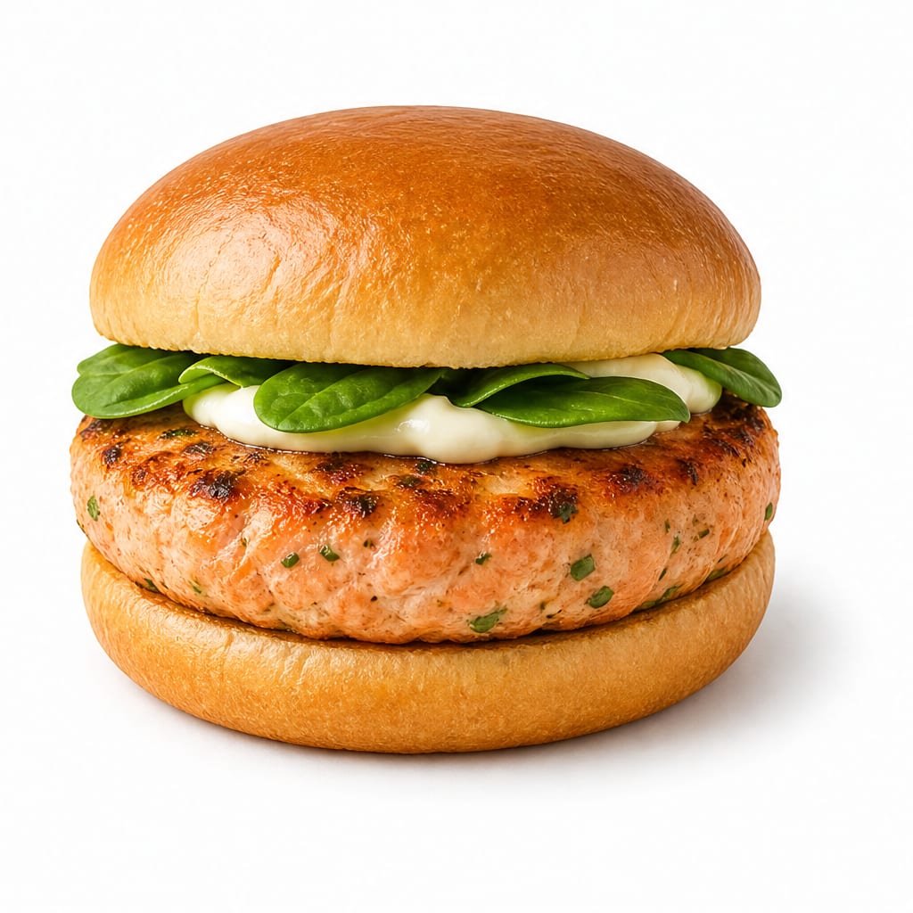 Salmon burger
