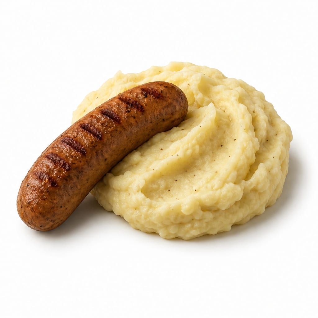 Vegan Sausage and Mash